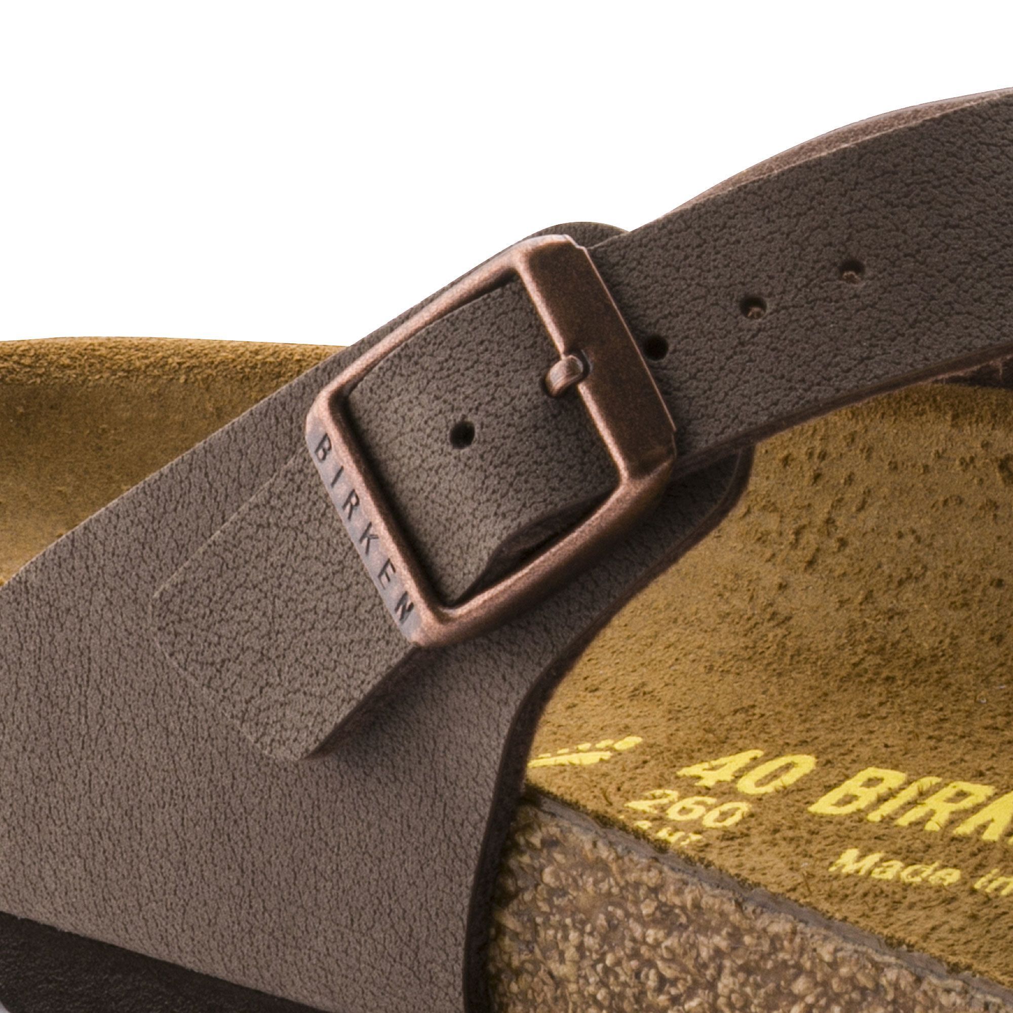 BIRKENSTOCK GIZEH Women's Sandals - Mocha Birkibuc Leather Comfort Footbed - Perfect for Casual Wear, Beach & Summer Outfits