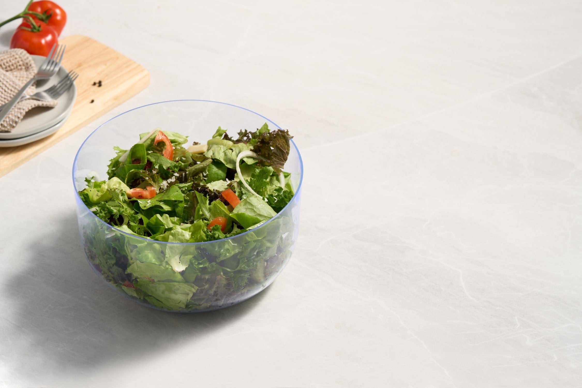 Zyliss Easy Spin Salad Spinner - Large Kitchen Gadget for Washing & Drying Lettuce, Greens, Herbs - Perfect for Meal Prep, Healthy Eating & Fresh Salads