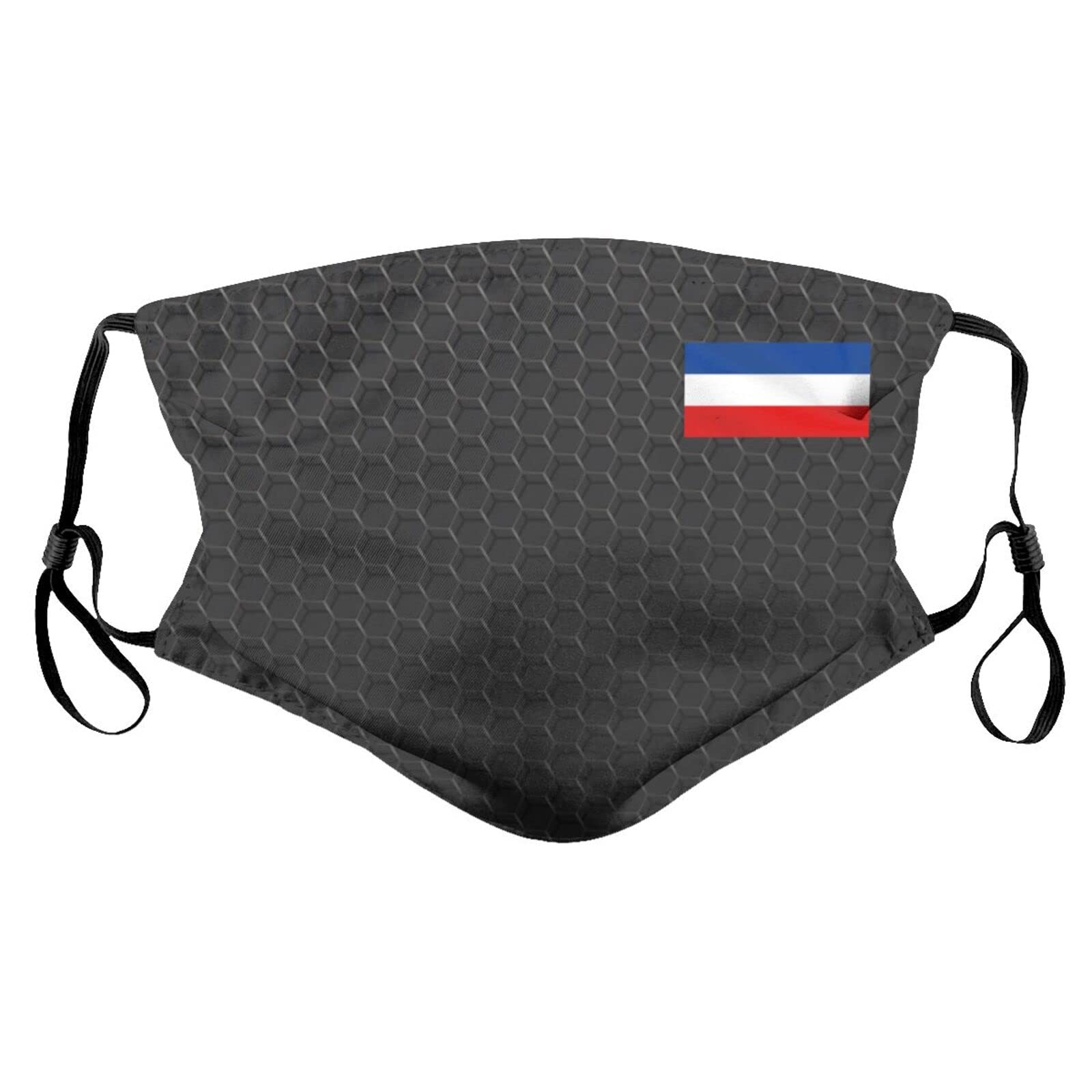Yugoslavia Flag & Serbia Montenegro Flag Face Mask - Reusable, Adjustable with Filter for Men, Women & Kids - Perfect for Outdoor Activities, Travel & Daily Protection