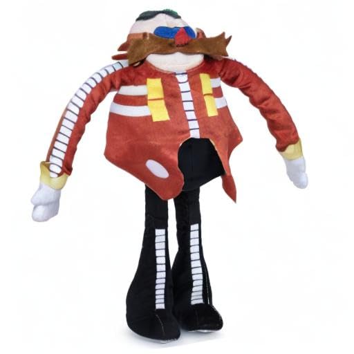 Sonic the Hedgehog 2 Plush Toy - 44CM Dr. Eggman Stuffed Animal for Kids & Collectors | Perfect for Birthday Gifts, Movie Night Snuggles & Game Room Decor