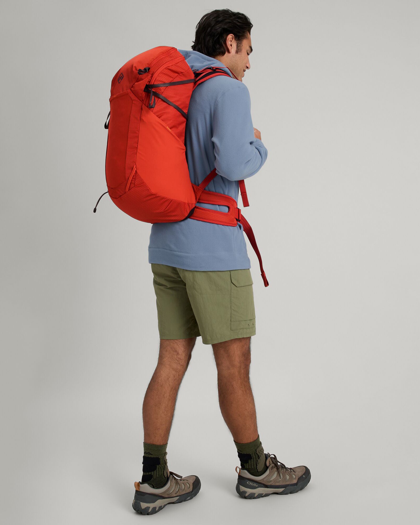 Valorous Pack 28L Backpack - Durable Hiking & Travel Backpack for Men & Women, Water-Resistant Red Earth Outdoor Gear - Perfect for Camping, Trekking & Daily Commute