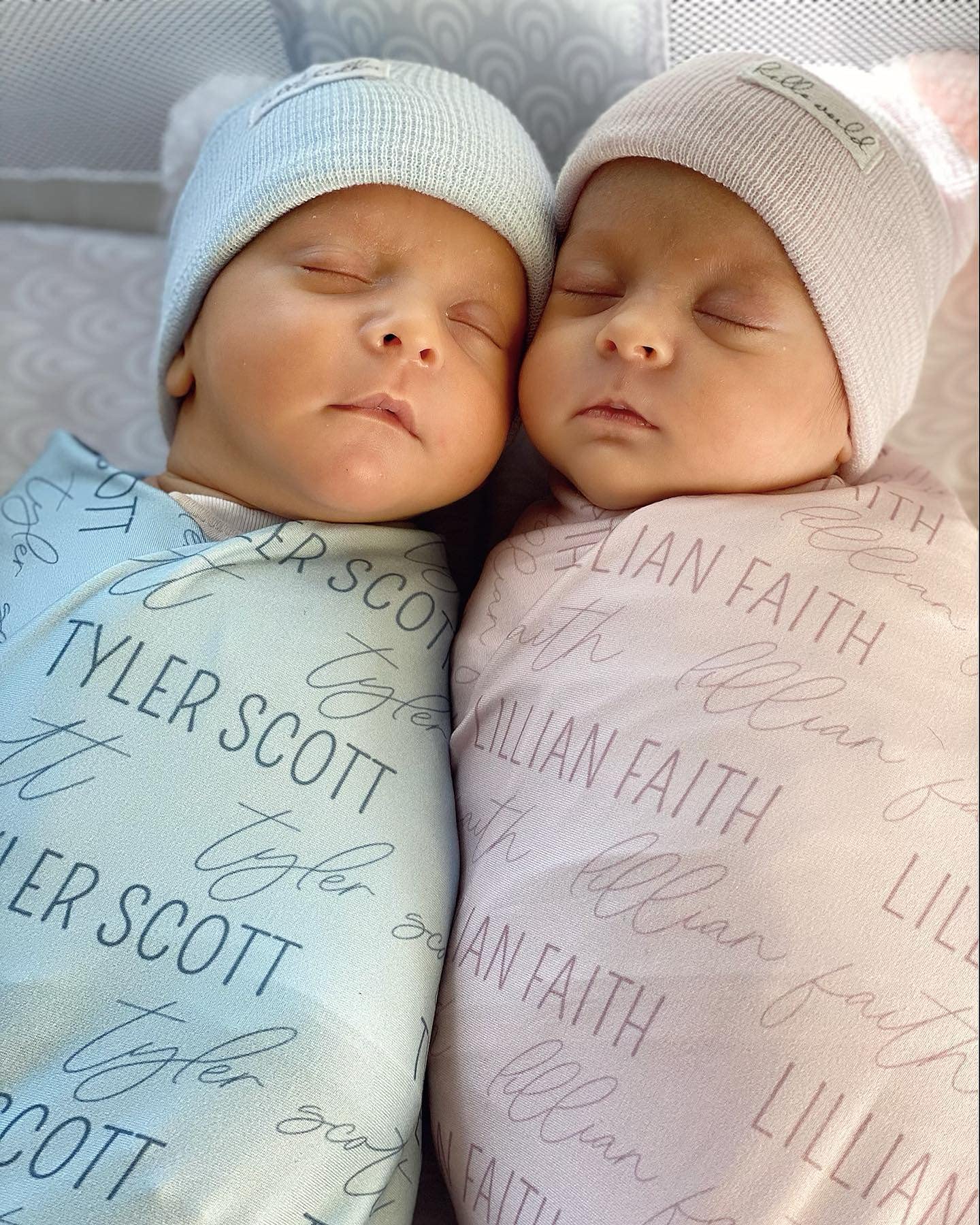 Personalized Baby Blanket with Monogram Name - Soft Swaddle Receiving Blanket for Newborns | Custom Photo Prop for Birth Announcements | Perfect Gift for Baby Showers & Nursery Decor