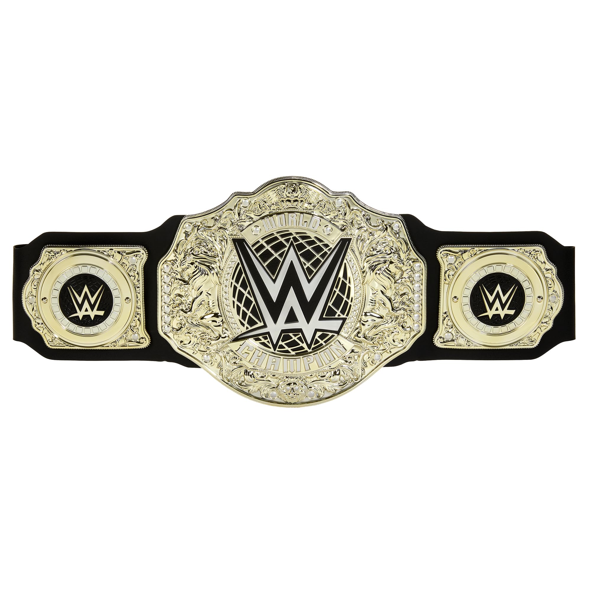 Authentic WWE World Heavyweight Championship Toy Wrestling Belt - Replica Title for Kids & Collectors - Perfect for Cosplay, Role Play & Display