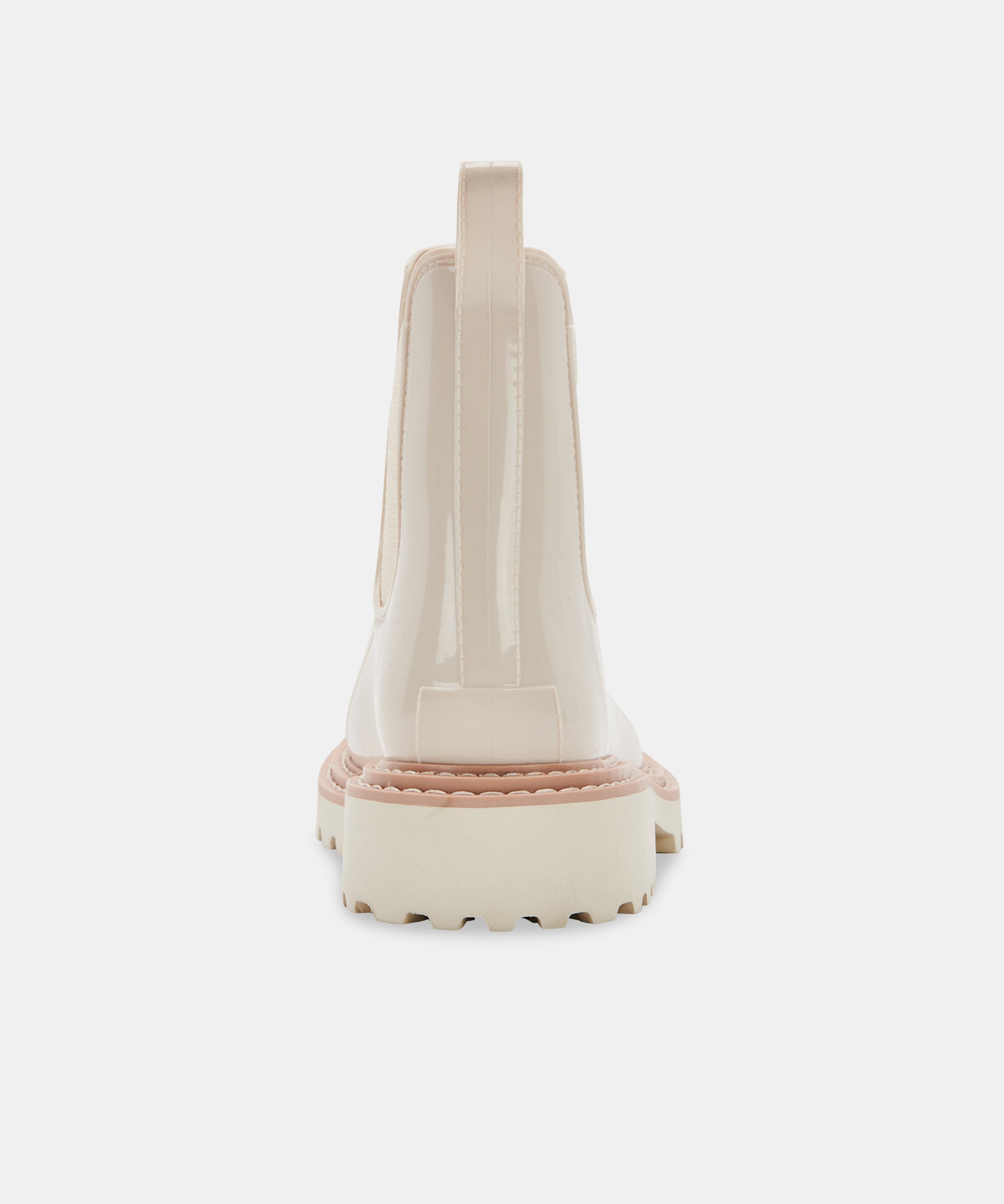STORMY RAINBOOTS IVORY PATENT STELLA - Women's Fashion Waterproof Rain Boots for Outdoor, Gardening & Puddle Jumping