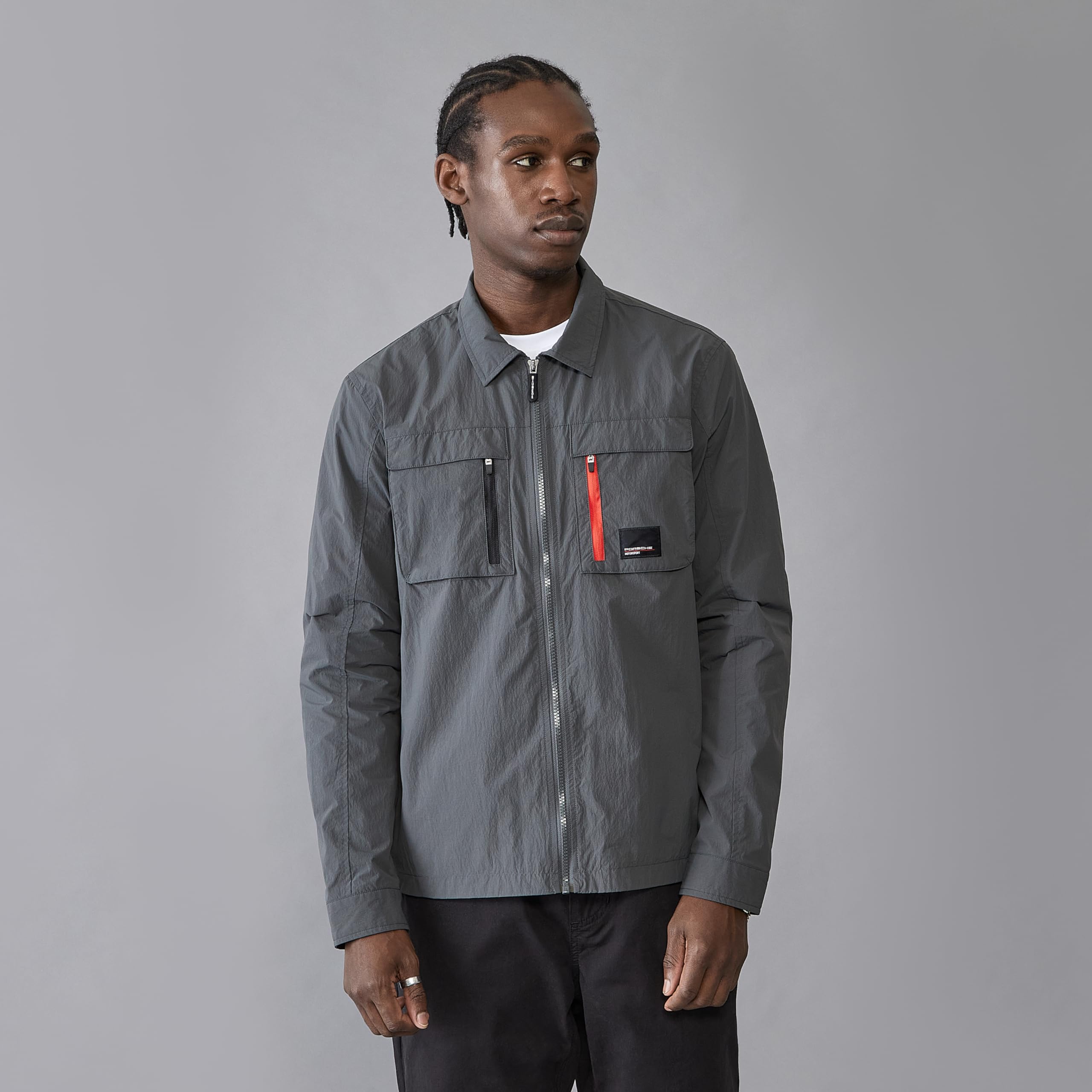 Men's Utility Overshirt Jacket - Durable Workwear & Casual Style for Outdoor Activities, Hiking & Everyday Wear