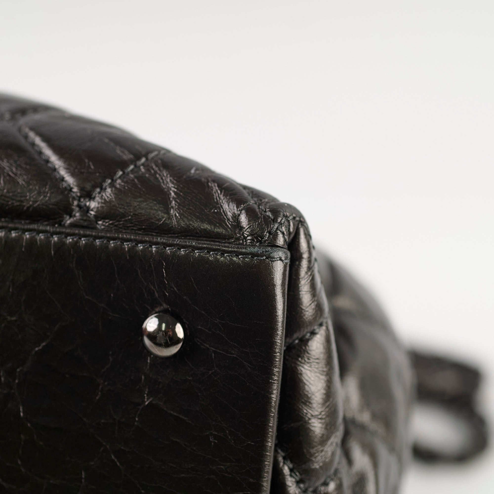 Chanel Chain Me Tote Bag Dark Grey - Luxury Leather Shoulder Bag for Women, Perfect for Work, Travel & Everyday Use