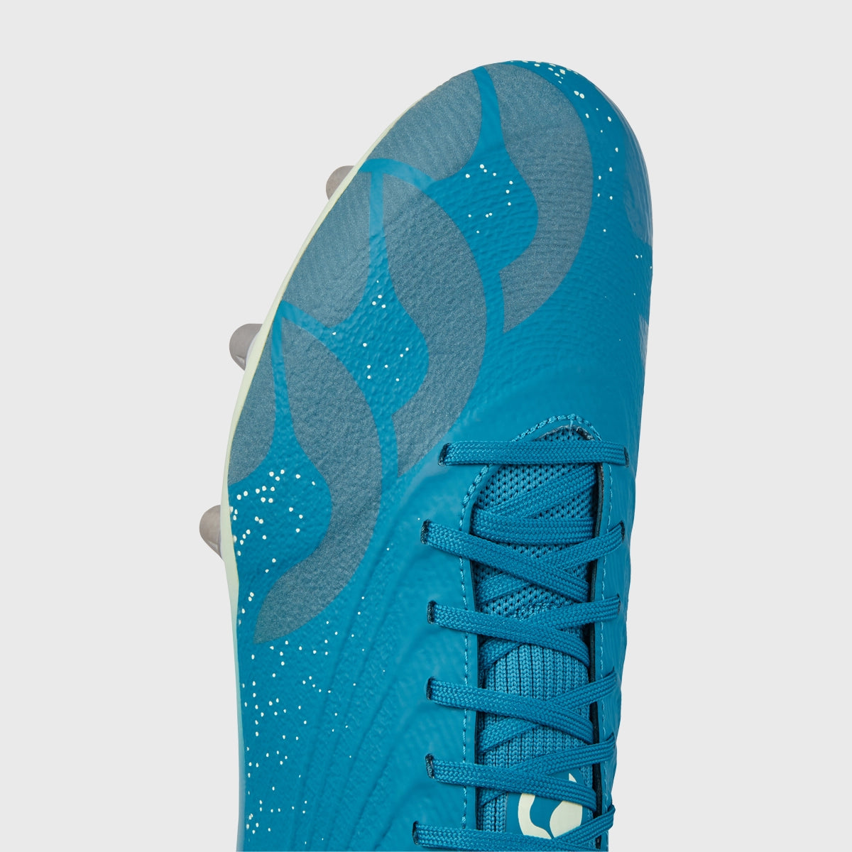 Canterbury Stampede Groundbreak Elite SG Rugby Boots - High-Performance Cleats for Rugby Players - Perfect for Wet & Muddy Fields - Lagoon Blue