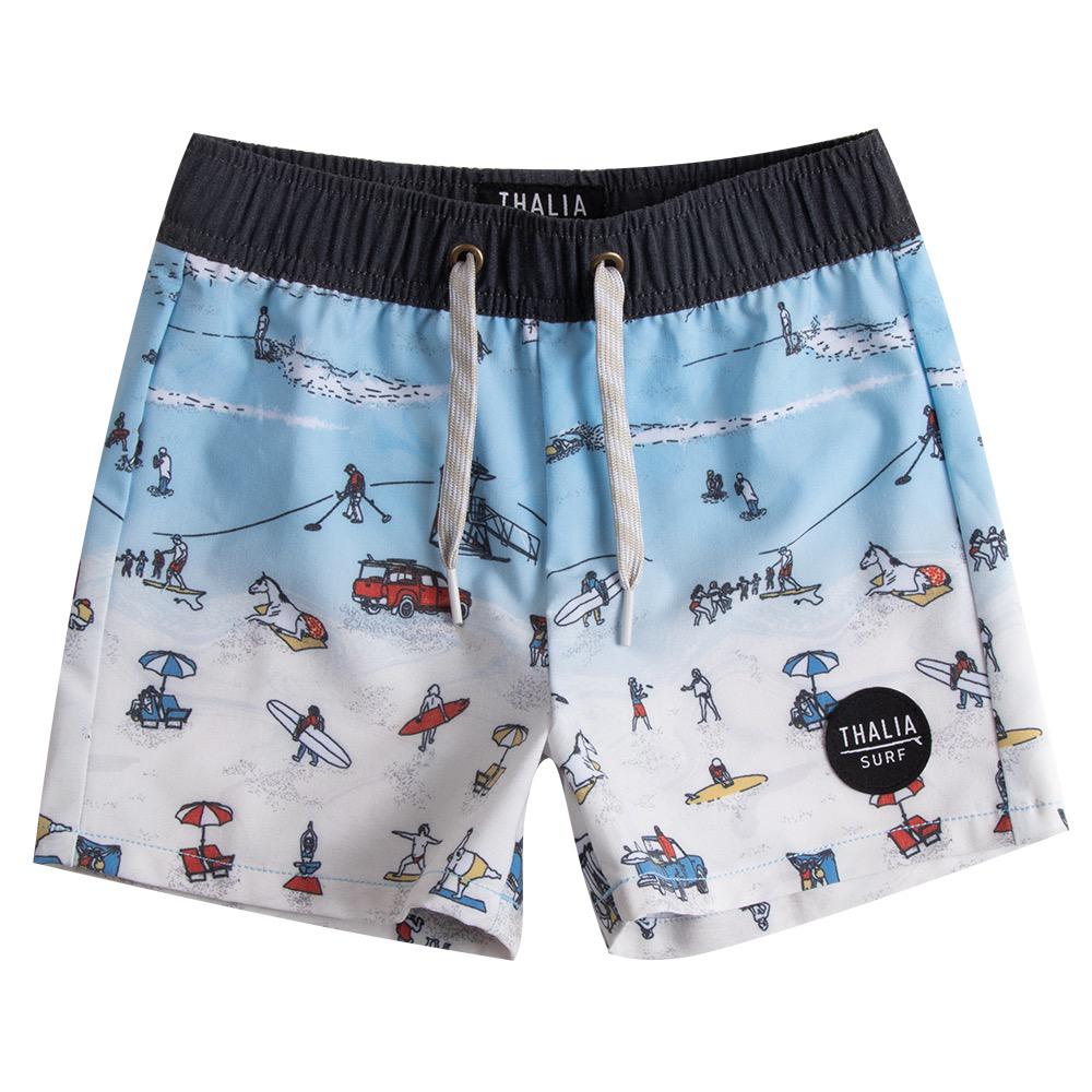 Thalia Surf Coastal Kids Boardshorts - Quick-Dry Swim Trunks for Boys & Girls - Beach, Pool & Summer Water Activities