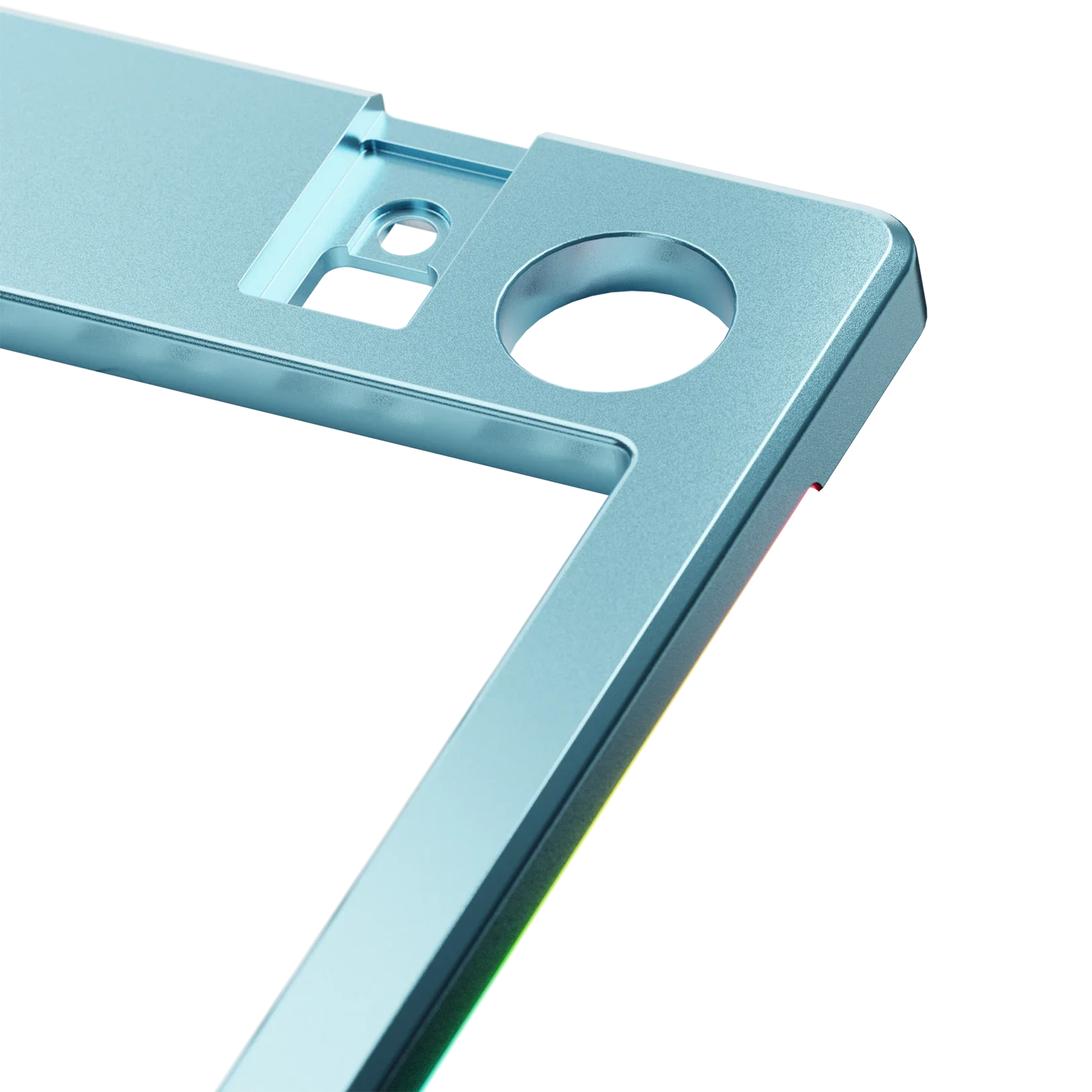 GMMK 3 Mechanical Keyboard Top Case - Premium Metal Frame in Arctic Blue (100% Layout) for Gaming, Typing & Office Work