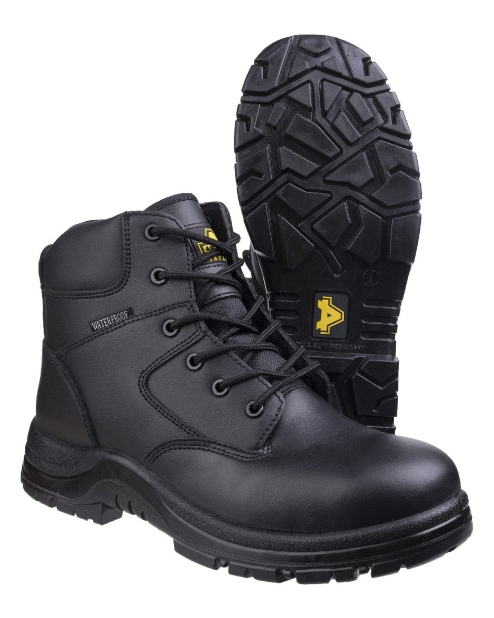Amblers Safety FS006C Steel Toe Work Boots for Men - OSHA Approved, Slip Resistant, Waterproof - Ideal for Construction, Warehouse & Outdoor Work
