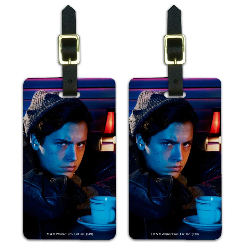Riverdale Jughead Jones Luggage Tags - 2-Pack Suitcase ID Cards for Travel, Carry-On & Backpack Identification - Perfect for Fans & Cosplay