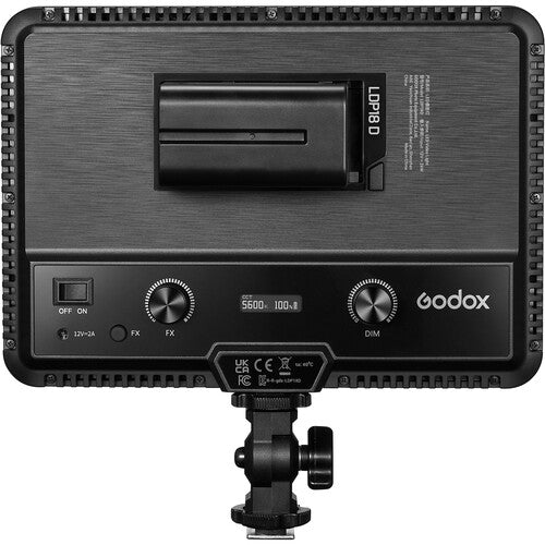 Godox LDP18D 18W Bi-Color LED Video Light Panel - 3200K-5600K Adjustable, CRI≥95 for Photography, YouTube & Studio Lighting - Perfect for Vlogging, Interviews & Indoor Filming