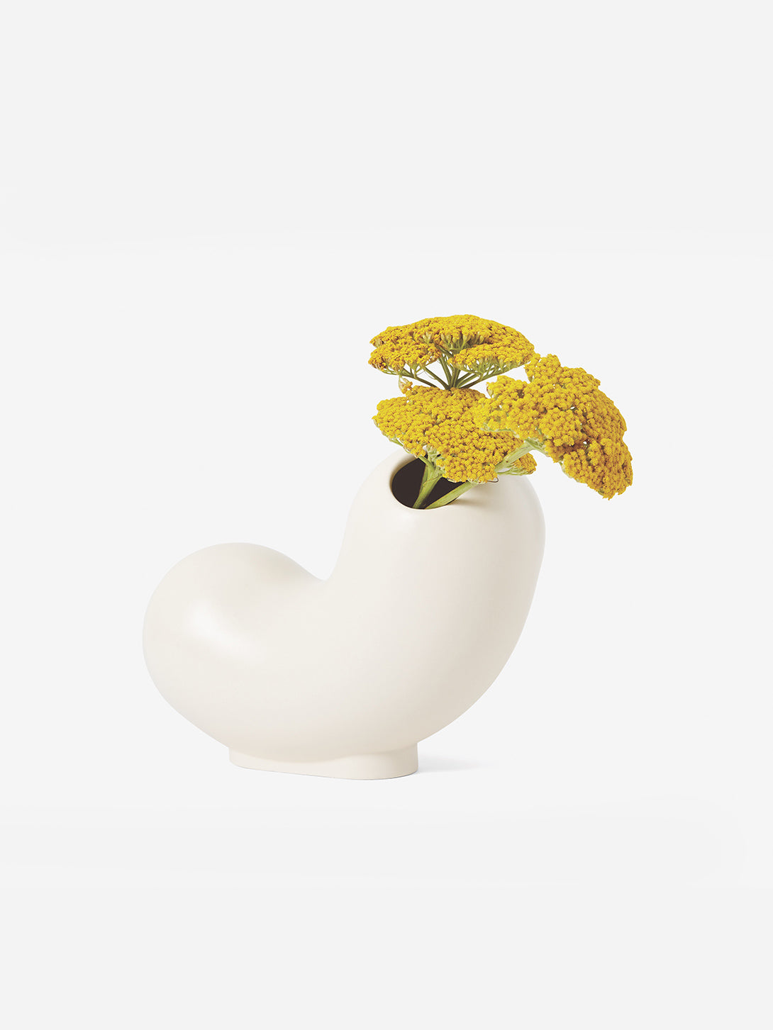 Areaware Kirby Vase - Modern Ceramic Flower Vase for Home Decor, Office & Wedding Centerpieces - Perfect for Fresh Flowers, Succulents and Tabletop Arrangements