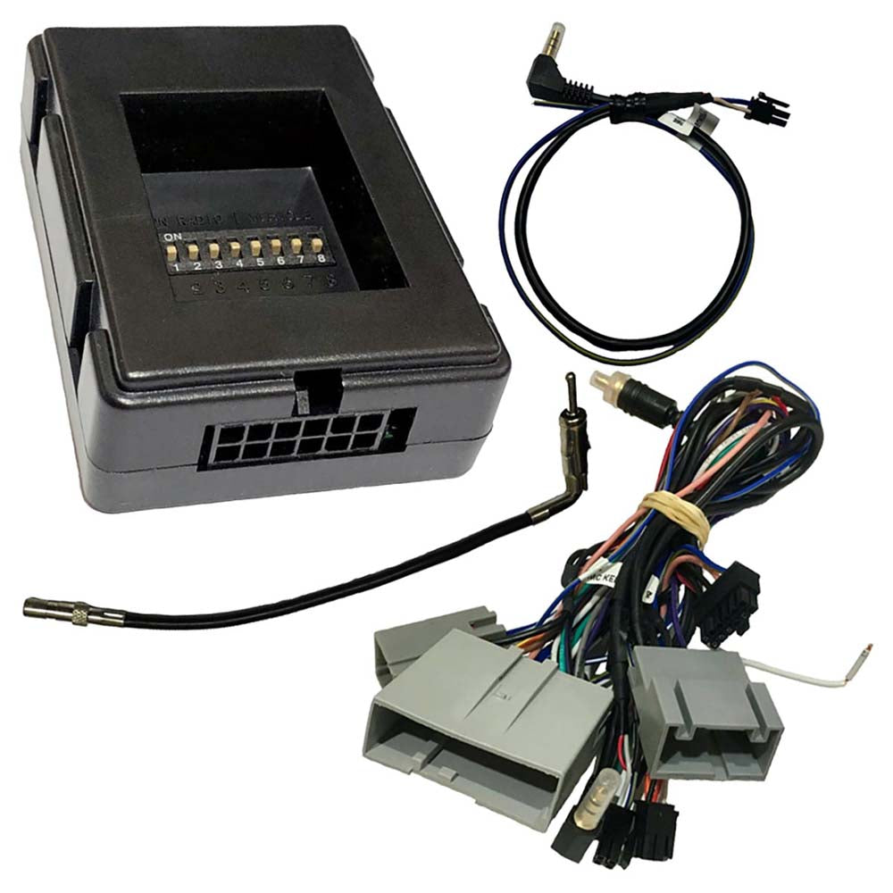 CRUX SWRFD60L Radio Replacement Interface for 2003-2012 Ford Lincoln Mercury Vehicles with Analog Steering Wheel Control - Car Stereo Upgrade for Better Sound Quality & Hands-Free Calling