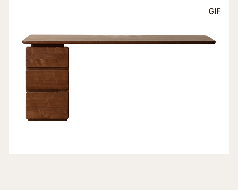 Oak Solid Wood Modern Study Table - Durable & Stylish Home Office Desk for Work or Study | Perfect for Small Spaces, Apartments & Remote Work