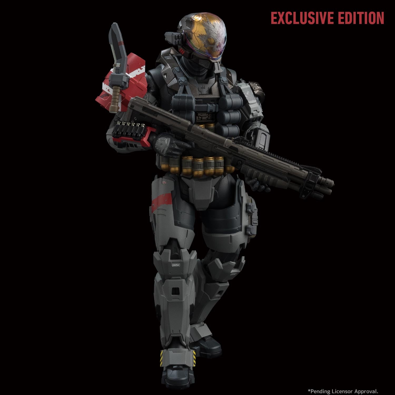1000Toys RE:EDIT Halo Reach Emile A239 Noble Four 1/12 Scale Action Figure - PX Previews Exclusive Collectible for Display & Gaming Enthusiasts