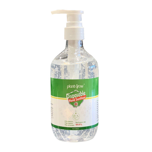 500ml Plant Grow Sanitizer Hand Gel - Natural Plant-Based Hand Sanitizer for Hydration & Protection | Ideal for Gardening, Outdoor Activities & Daily Use
