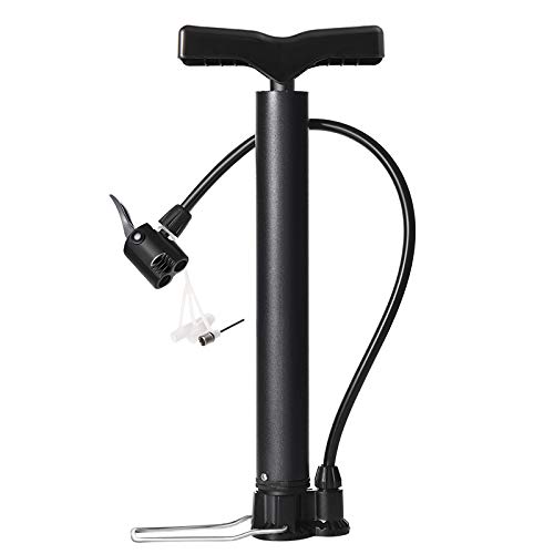120PSI Bike Pump, High Pressure Bicycle Air Pump for Mountain & Road Bikes, Portable Mini Hand Pump with Pressure Gauge - Perfect for MTB, Cycling, Inflating Balls & Toys, Emergency Roadside Repairs
