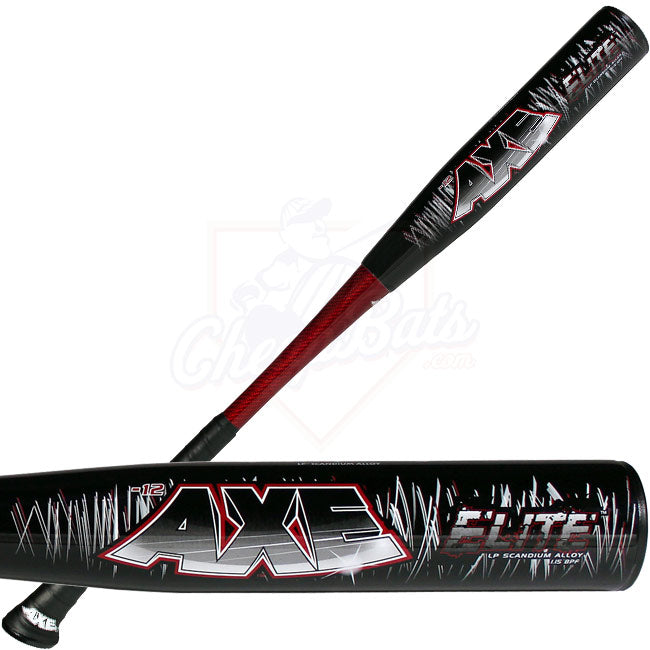 New Baden L134 AXE Elite Little League Baseball Bat - Black/Red 2 1/4