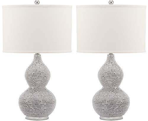 Silver/White - Set of 2