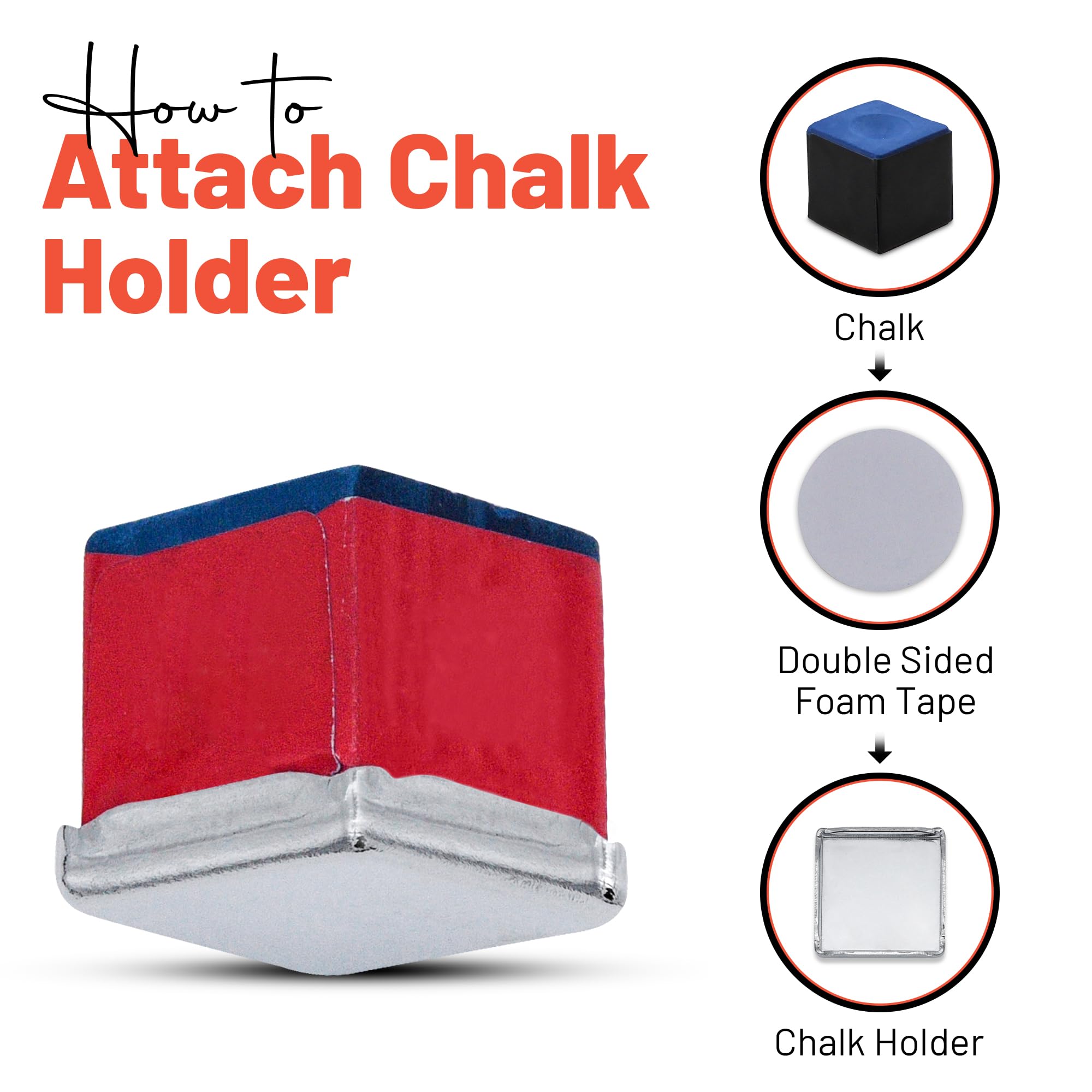 Premium Metal Chalk Holder for Artists & Teachers - Durable Gym Chalk Grip for Rock Climbing, Weightlifting & Gymnastics Training