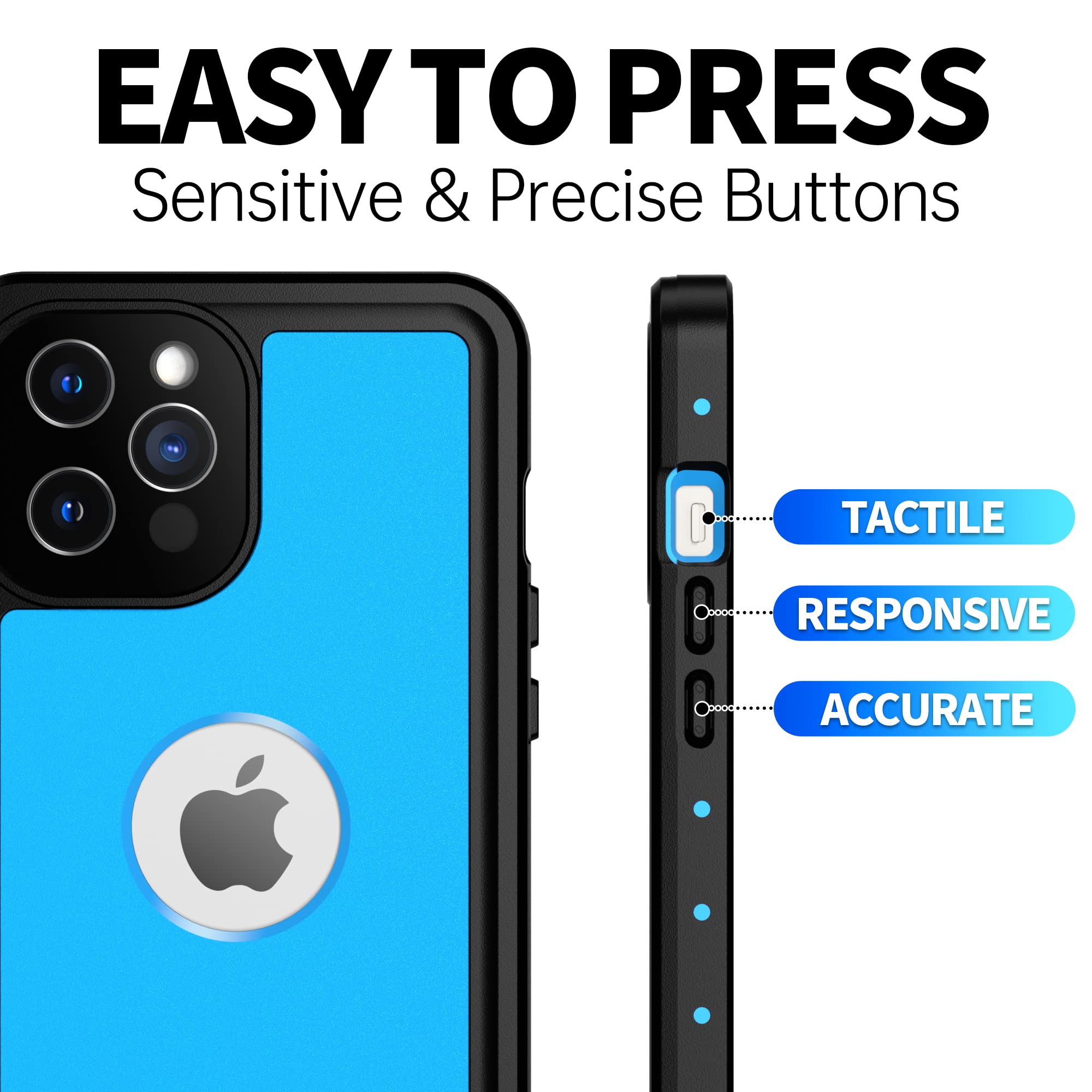 BEASTEK Waterproof Case for iPhone 12 Pro Max (6.7
