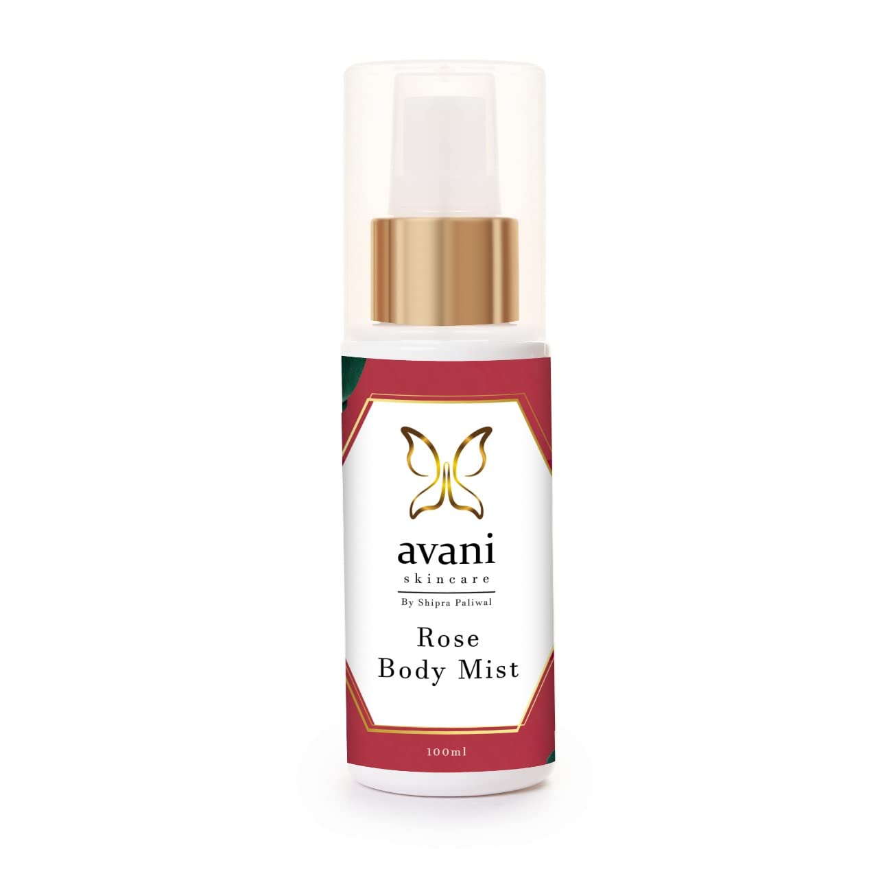 Avani Skincare Handmade Rose Body Mist - Natural & Long Lasting Fragrance for Women | Earthy Floral Scent | Paraben & Chemical Free | 100ml | Perfect for Daily Use, Date Nights & Special Occasions