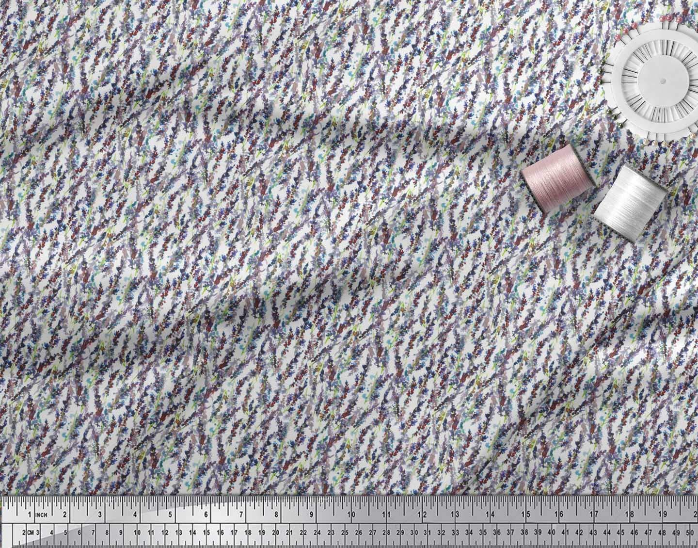 Soimoi Moss Georgette Brown Floral Print Fabric by The Yard - 42 Inch Wide Textured Shirting Material for Dresses, Blouses & Home Decor | Elegant Floral Design for Timeless Fashion & DIY Projects