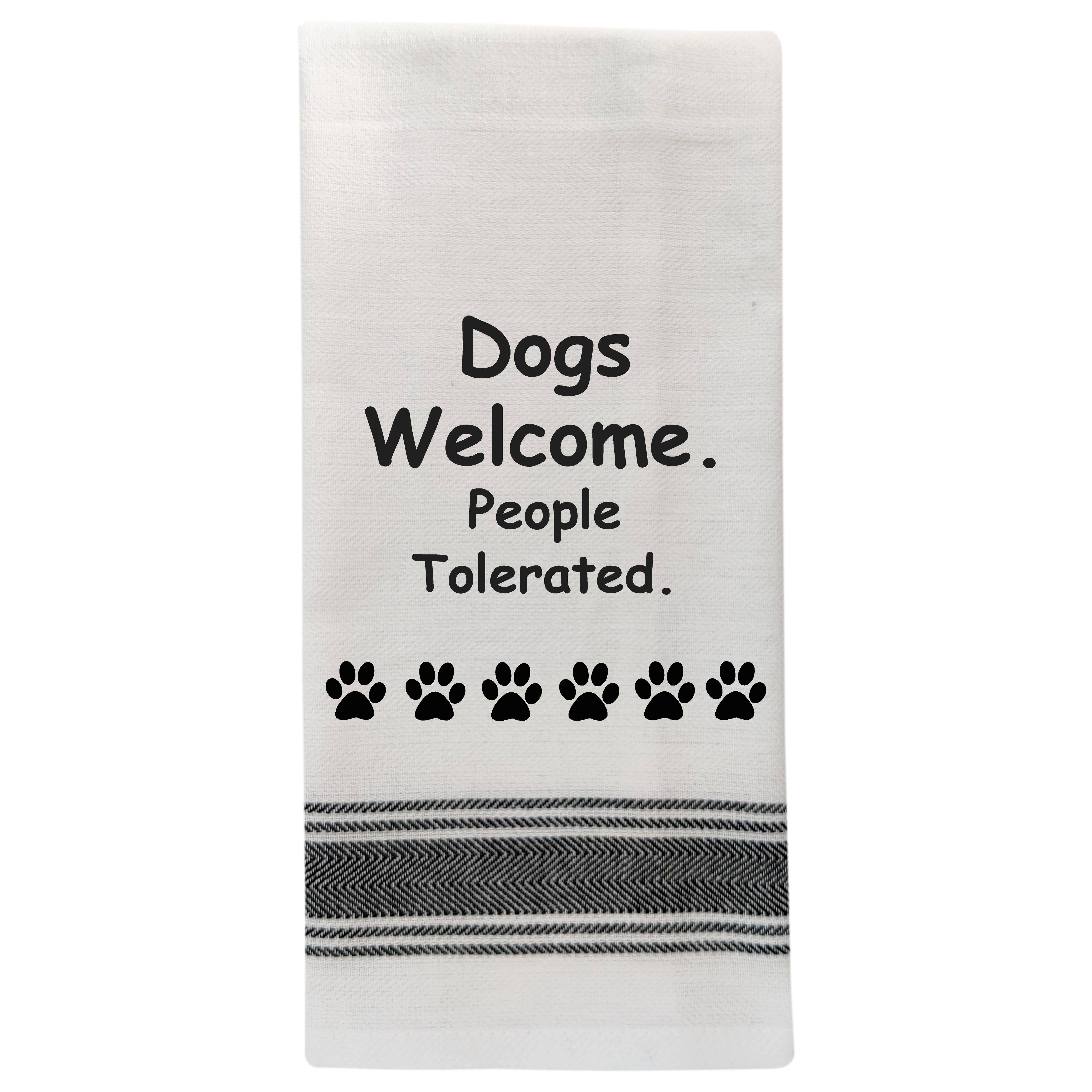 Premium Cotton Tea Towel Set - Absorbent & Durable Kitchen Towels with Fun 