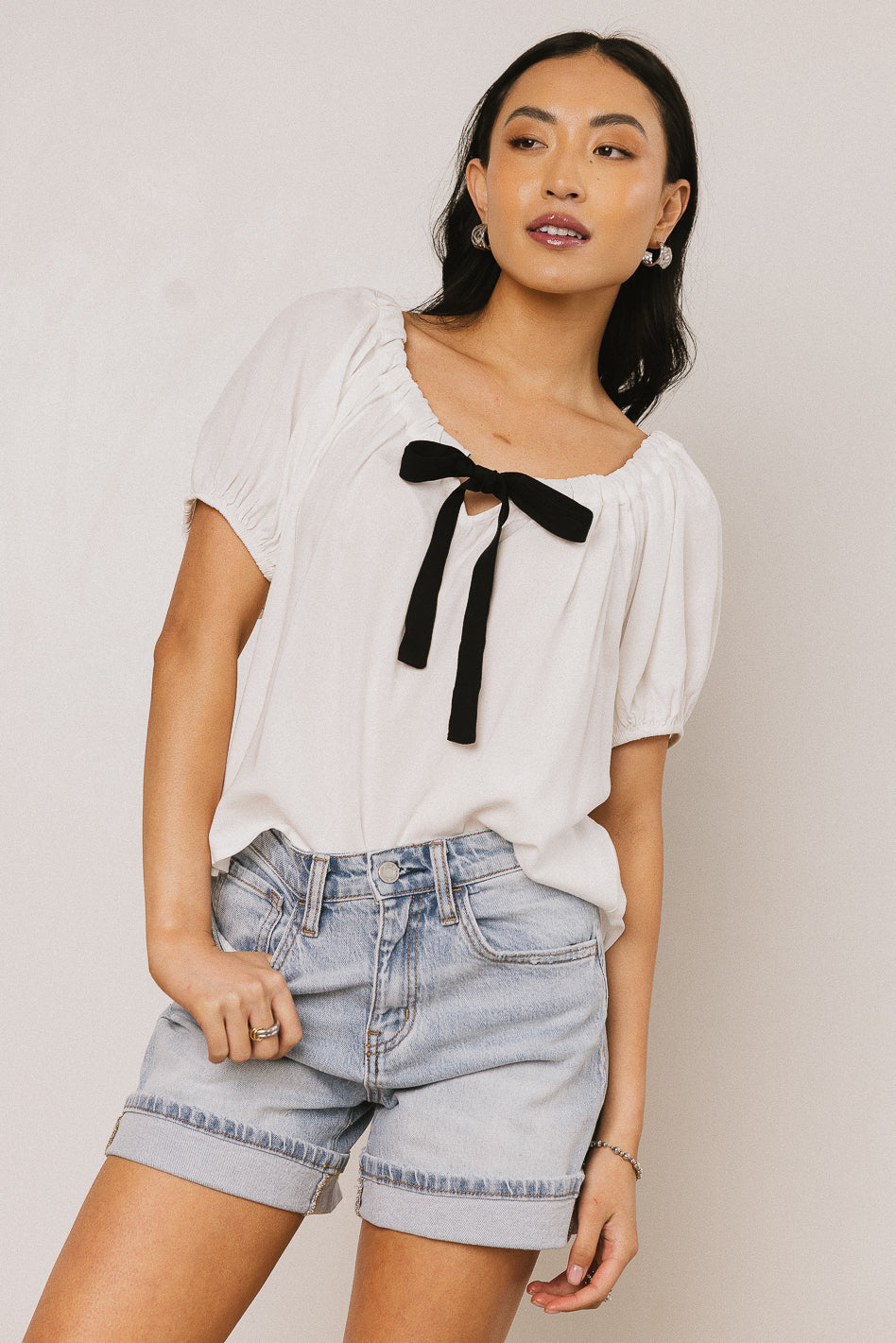Alani Sheer Blouse Women's Fashion Top - Elegant & Breathable for Office, Party & Summer Outfits