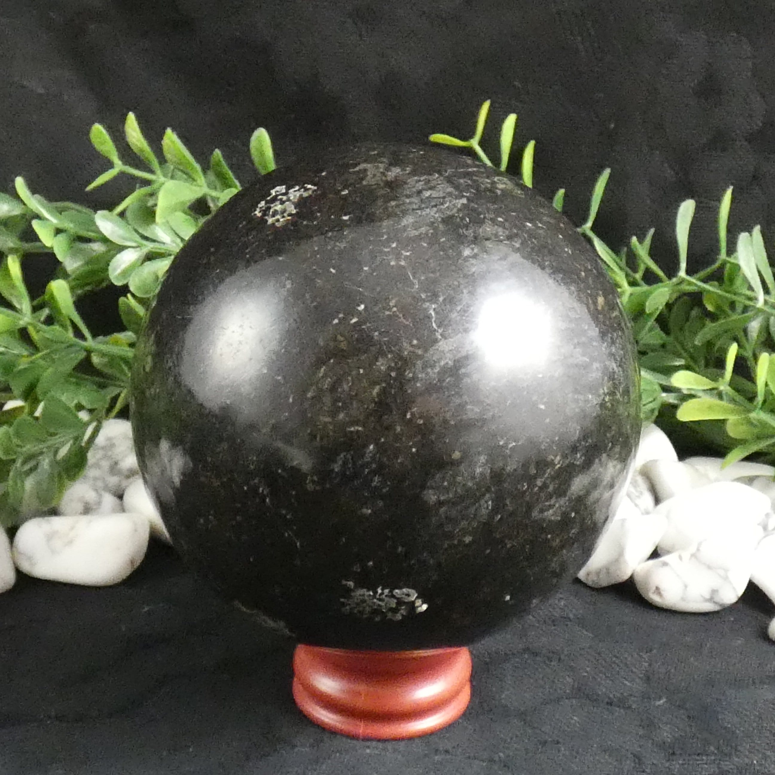 Premium 70mm Coppernite Sphere - Handmade Copper Decorative Ball for Home Decor, Office Display, Feng Shui, and Meditation Accessories