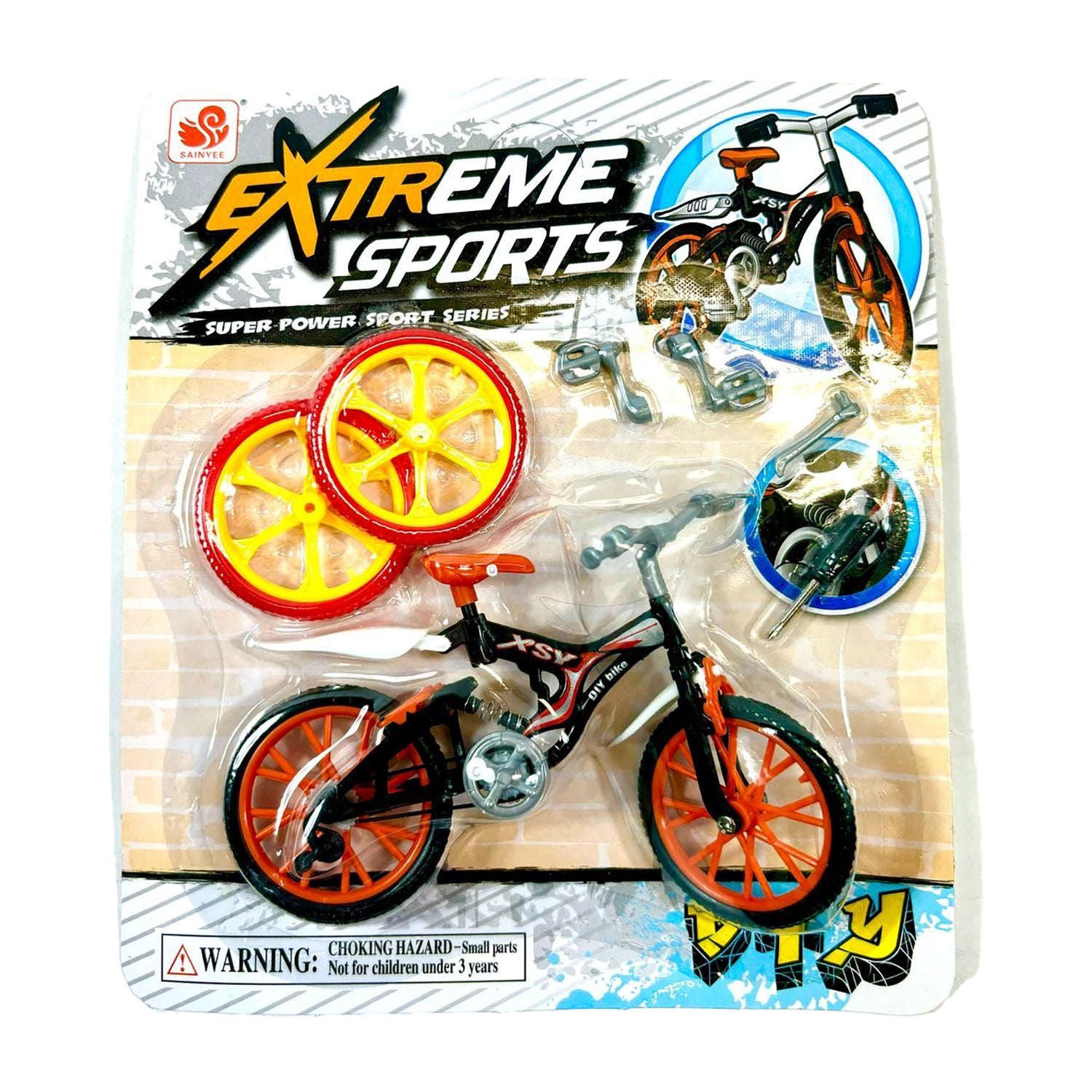 12-Pack Mini Finger Bikes - Small Collectible Toy Bikes for Kids & Adults - Perfect for Desk Toys, Stress Relief & Party Favors