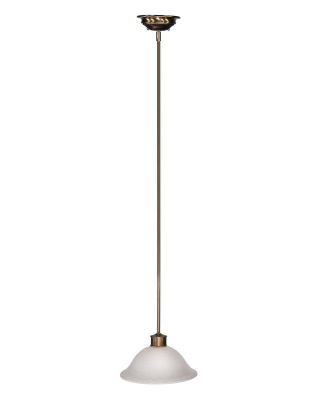 Z Lite Lighting 309 12P Modern One Light Hanging Pendant - Burnished Nickel & Chocolate Finish - Perfect for Kitchen Island, Dining Room, or Entryway Lighting