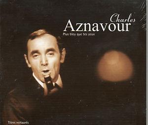 Charles Aznavour - Plus Bleu Que Tes Eyes (More Blue Than Your Eyes) - Vintage French Vinyl Record for Collectors & Music Lovers - Perfect for Romantic Evenings & Jazz Nights