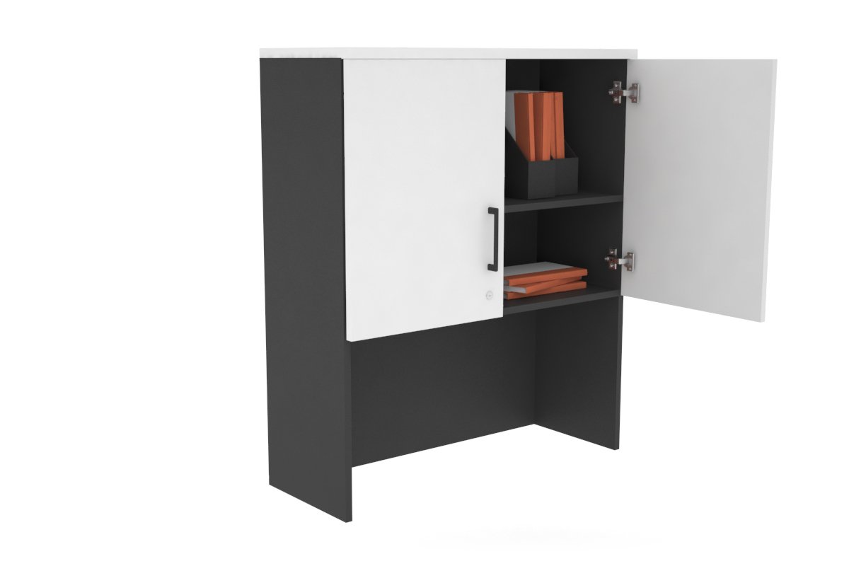 Open Hutch with Shelves and Small Doors - 31.5