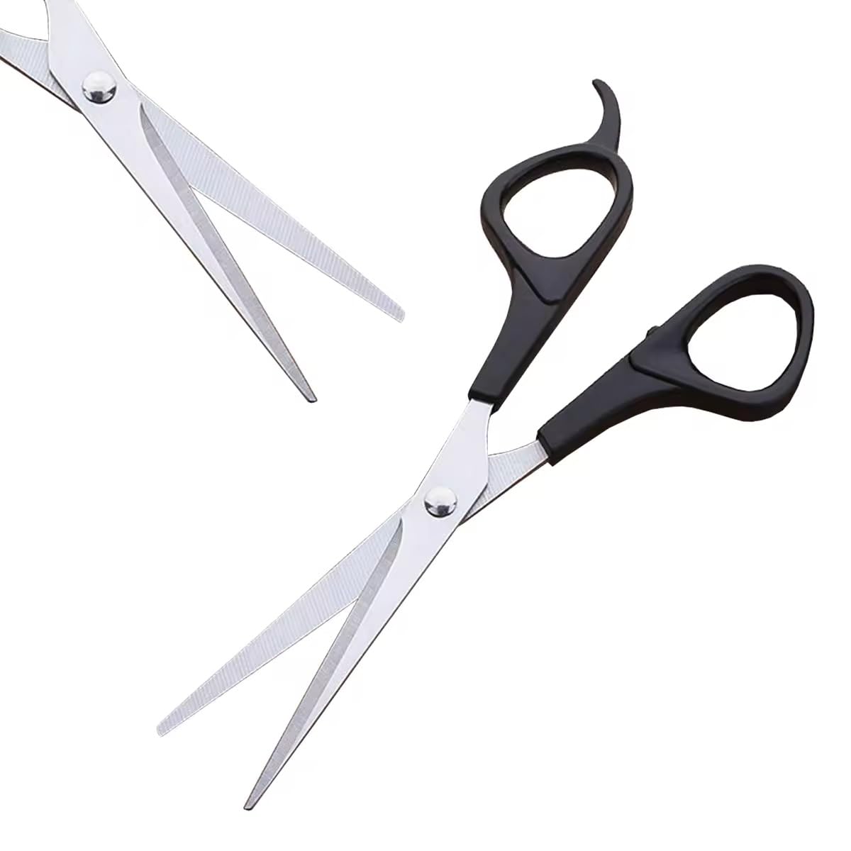 Professional Hair Cutting Scissors Set of 2 - 6.5 Inch Barber Shears for Men & Women - Salon & Home Use Styling Tools - Perfect for Hairdressers, DIY Trims & Pet Grooming