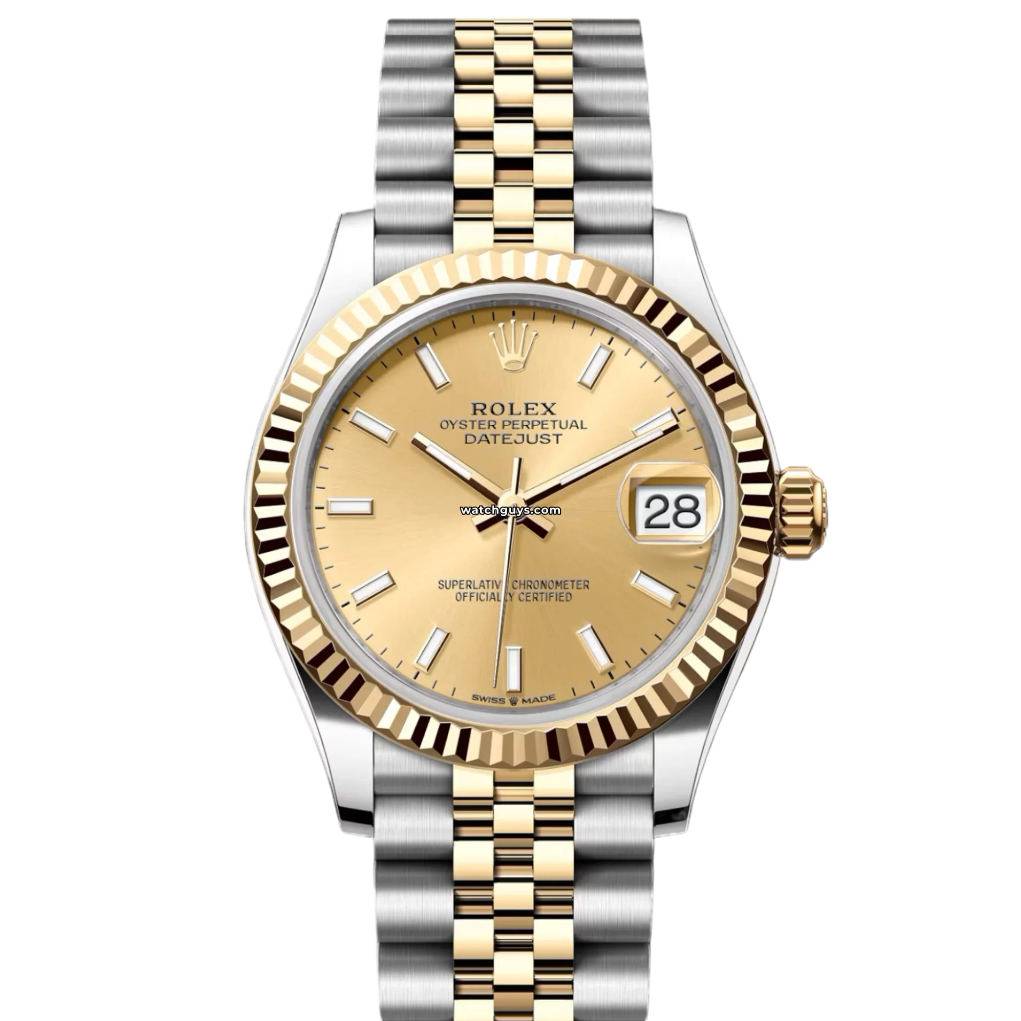 Rolex Datejust 278273 Champagne Dial 36mm Stainless Steel & Gold Watch - Luxury Timepiece for Men, Perfect for Business, Weddings & Special Occasions