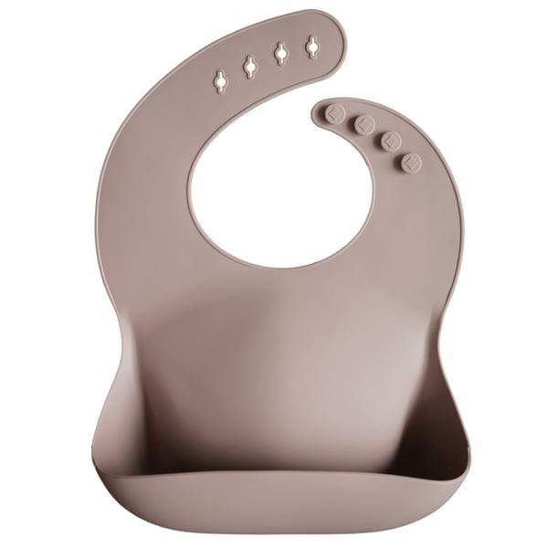 Mushie Silicone Baby Bib - Soft, Durable & Easy Clean Feeding Bib for Infants & Toddlers - Perfect for Mealtime, Snacks & Messy Play