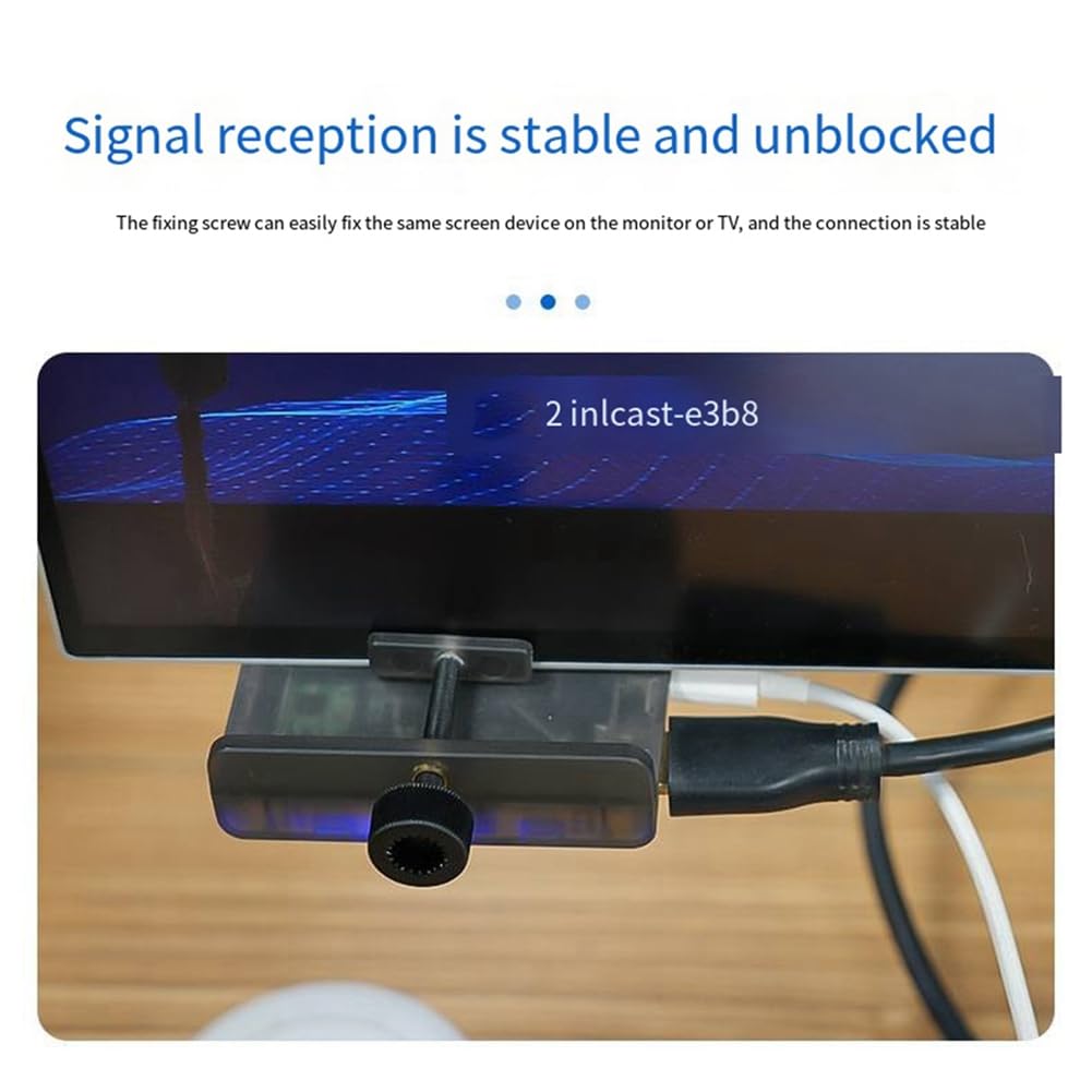 5G Wireless Screen Projector - Dual Screen Transmission for Home Theater & Office Presentations | Portable HD Projector for Movies, Gaming & Business Meetings (1 PC)