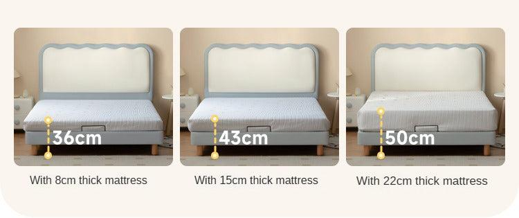 Organic Leather Kids Soft Bed - Comfortable & Durable Toddler Bed for Boys & Girls | Perfect for Nursery, Bedroom & Playroom