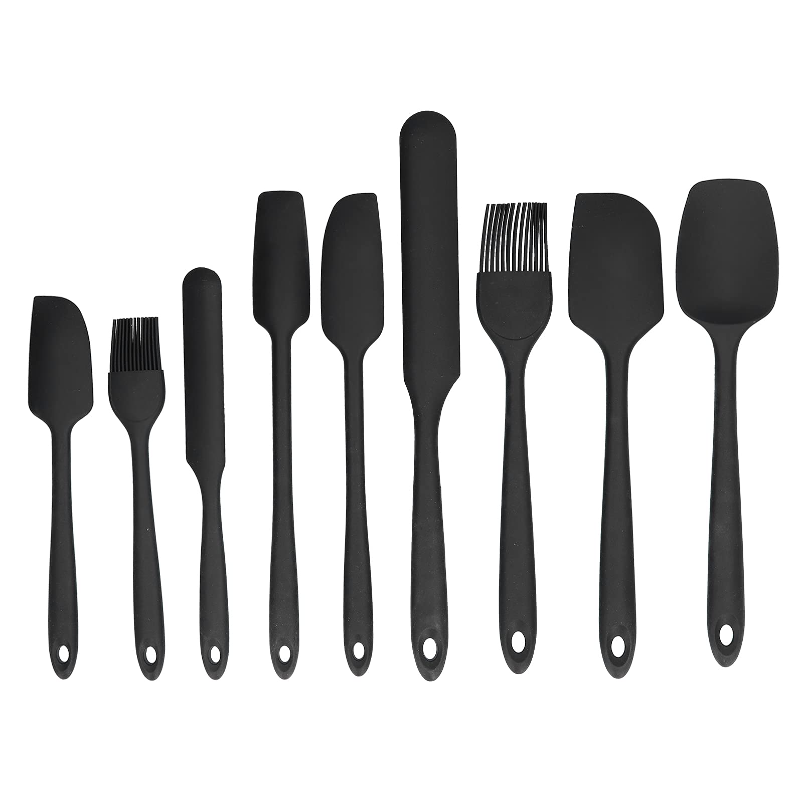Premium Silicone Spatula Set - Heat-Resistant, Non-Stick Kitchen Utensils for Baking, Cooking, Mixing - Perfect for Restaurants, Home Chefs & Baking Enthusiasts - Ideal for Cake Decorating, Cookie Dough & Sauce Stirring