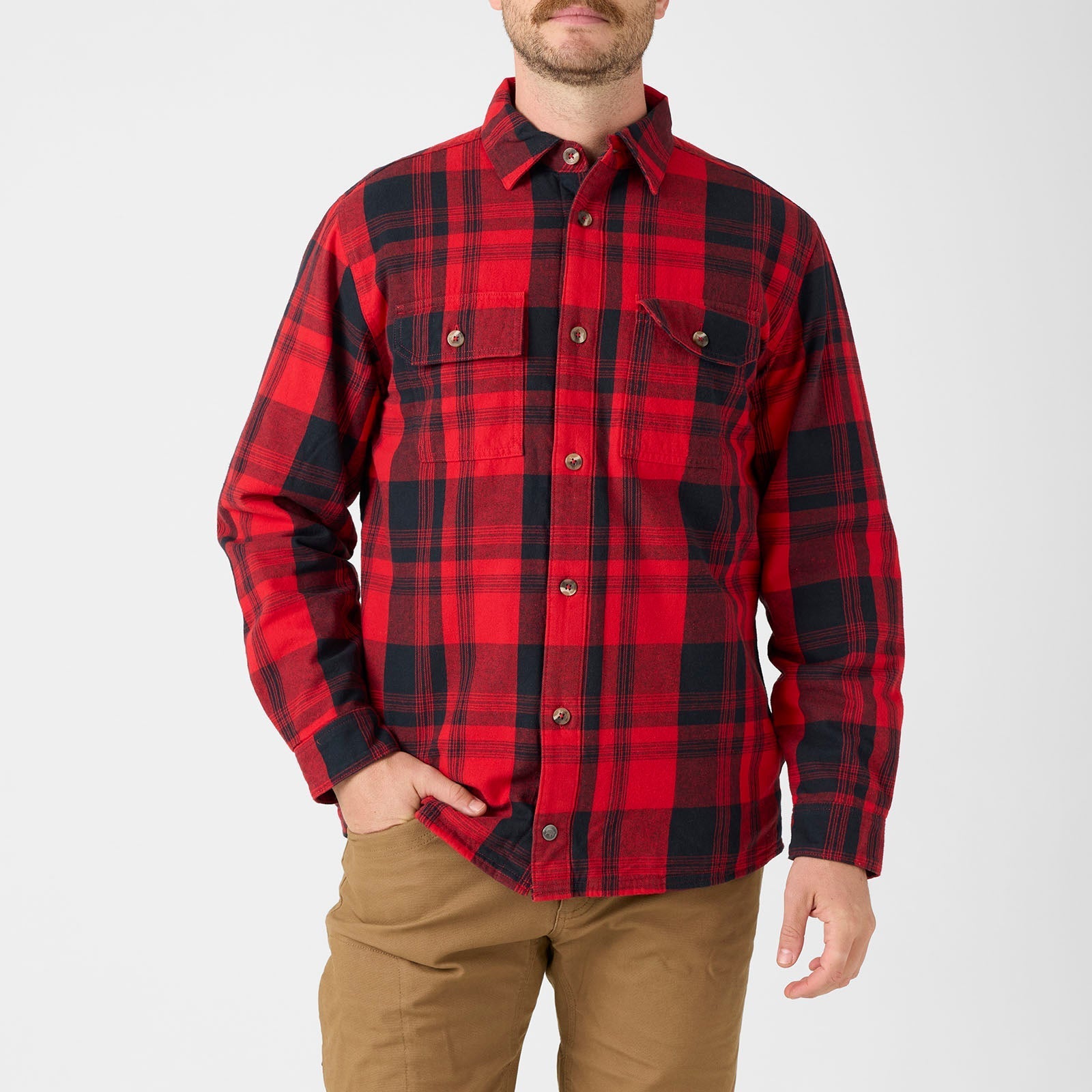 Men's Anderson Shirt Jacket - Lightweight Casual Button-Up Shirt Jacket for Men | Perfect for Outdoor Adventures, Layering & Everyday Wear