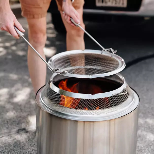 Solo Stove Ranger Backyard Bundle 2.0 - Smokeless Fire Pit with Stand & Shield - Portable Outdoor Camping, Patio, Backyard Fire Pit for Wood Burning - Perfect for Bonfires, S'mores & Relaxing Evenings