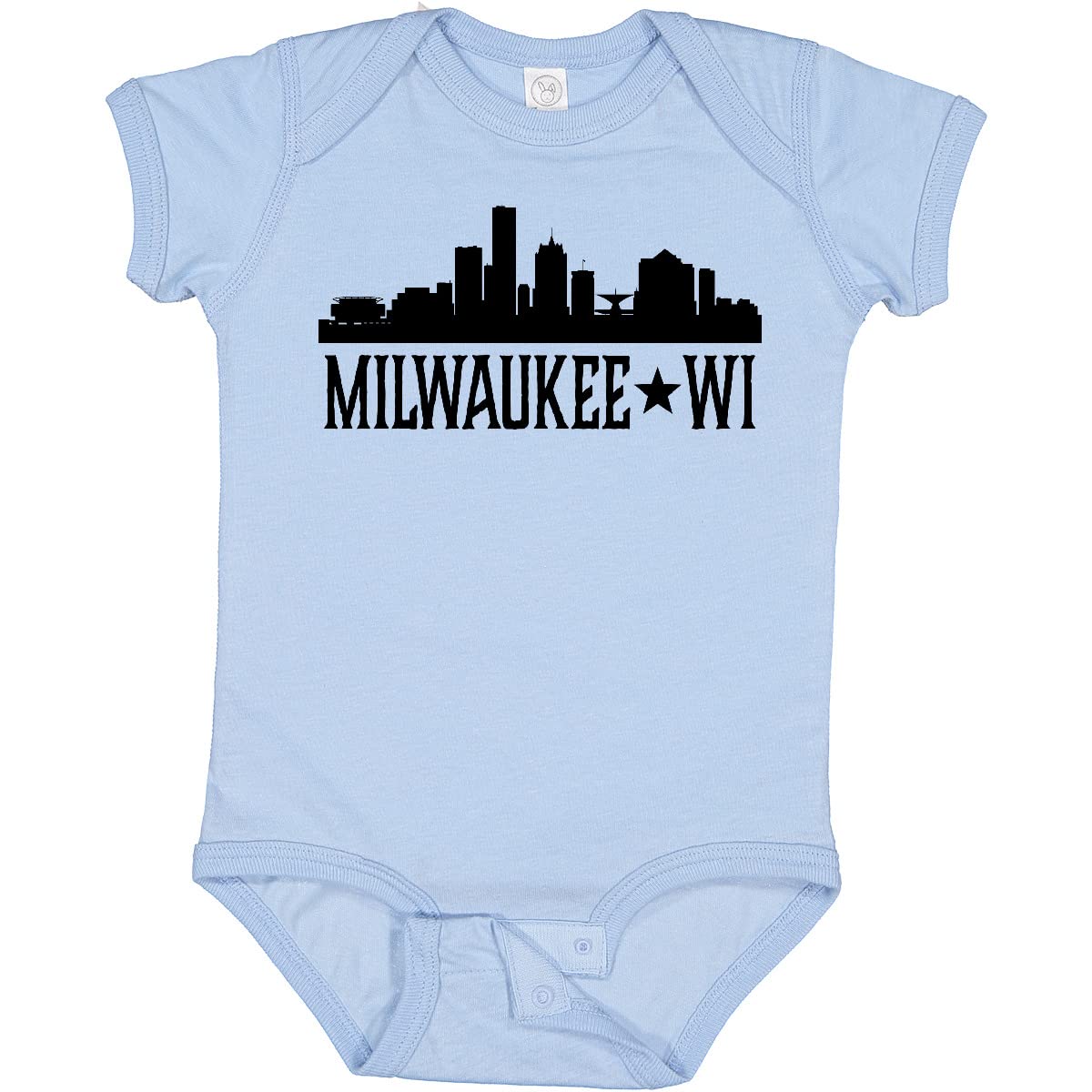 Inktastic Milwaukee Wisconsin City Skyline Baby Bodysuit - Cute Infant Onesie for Boys & Girls - Perfect Gift for Newborns & Baby Showers - Wisconsin Pride Outfit