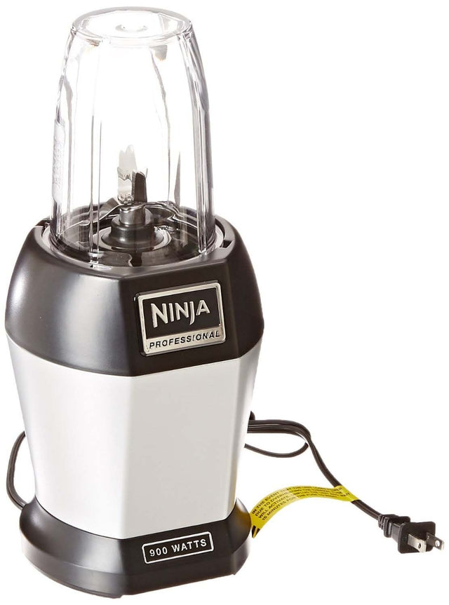 Ninja Nutri Ninja Pro 900W Blender with 0.75L Pitcher & Blending Cups - Powerful Countertop Blender for Smoothies, Shakes & Food Prep (BL450, Grey) - Perfect for Kitchen, Gym & Healthy Lifestyle