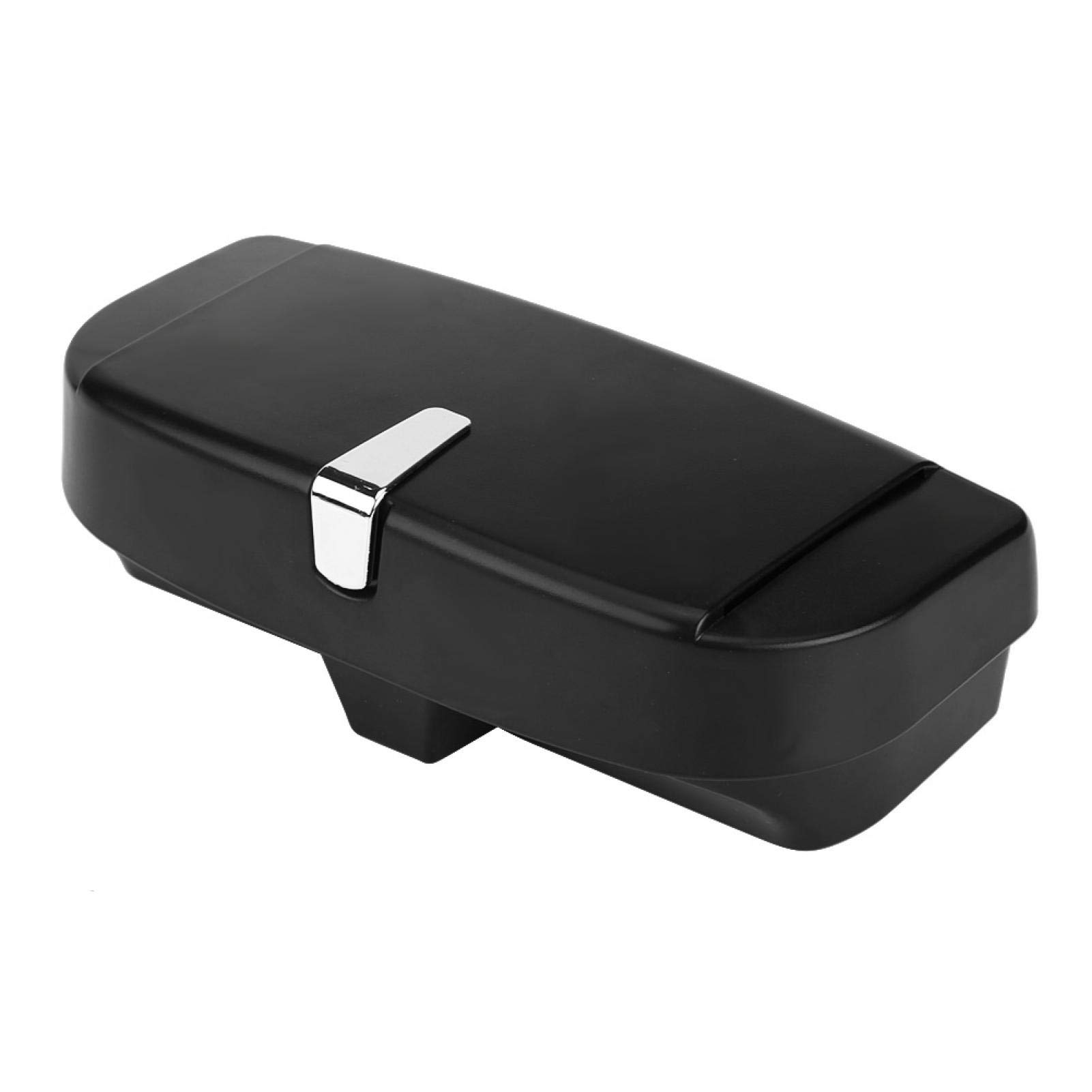 Universal Car Sunglasses Holder - ABS Auto Glasses Storage Box with Clip, Organizer Case for Sun Shades (Black) - Perfect for Road Trips, Commuting & Travel Accessories