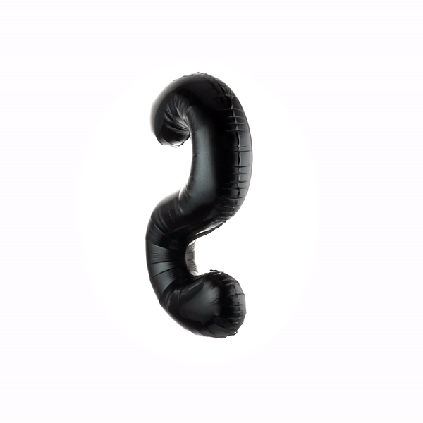 Balloonify Black Mylar Letter S Balloon - 40 Inch Large Foil Alphabet Balloon for Birthday Party Decorations, Wedding, Baby Shower & Graduation Events - 1 Count Box