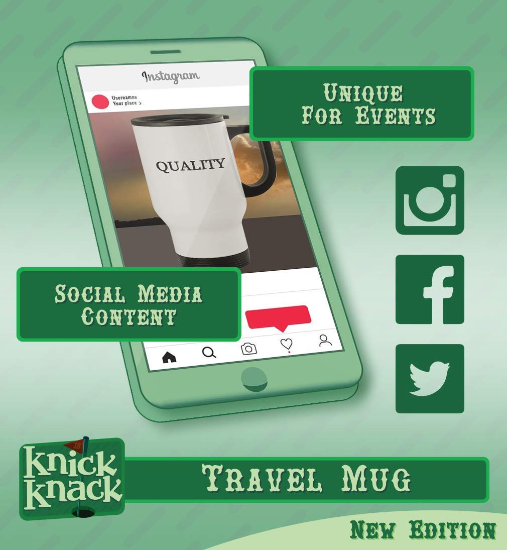 Keldon 14oz Insulated Stainless Steel Travel Mug - Silver Vacuum Flask for Coffee & Tea - Perfect for Commuting, Camping & Office Use