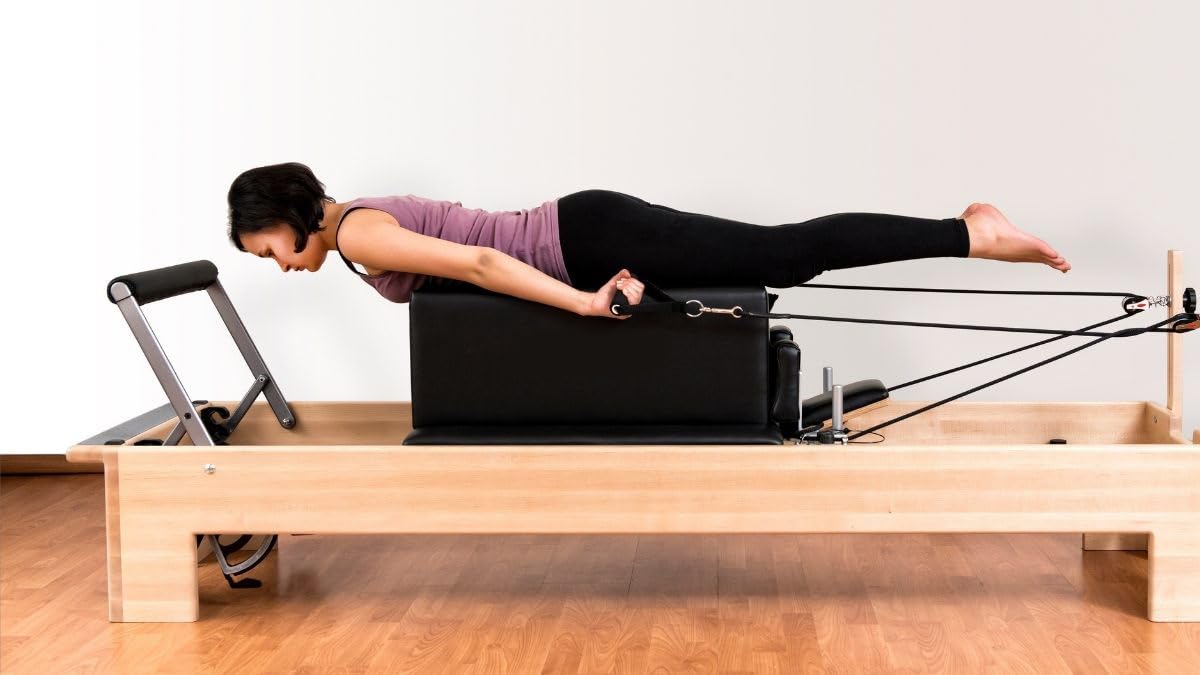 Premium Pilates Reformer Box - High-Density Foam Sitting Box for Pilates Equipment, Stretching & Balance Training Accessories | Perfect for Home Gym, Studio Workouts & Rehabilitation Exercises