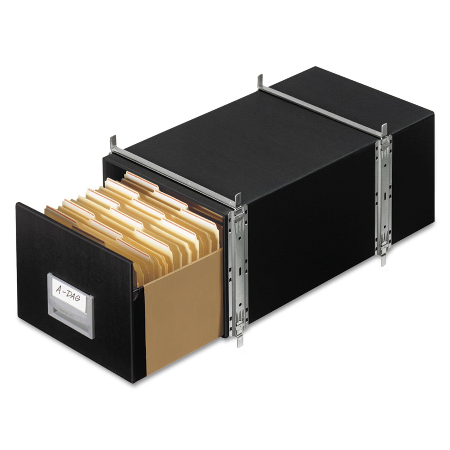 Bankers Box 00511 Staxonsteel Storage Drawers - Letter Size, 12x24x10.5 Inches, Black (6-Pack) - Perfect for Office Organization, File Storage, and Home Office Supplies